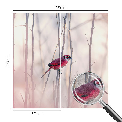 Samolepilna fototapeta za dnevno sobo Ptičji par