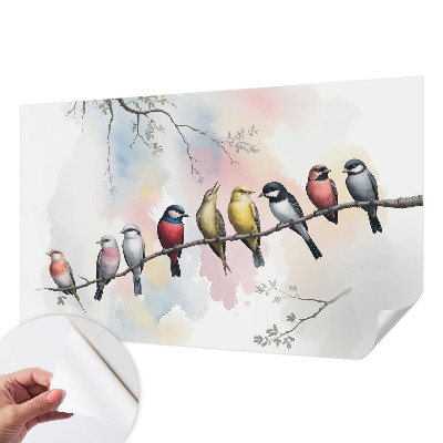 Fototapeta za otroško sobo Ptice na veji