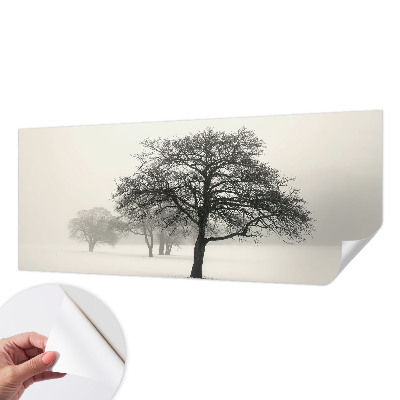 Samolepilna fototapeta Zimska drevesa