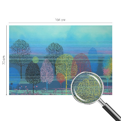 Samolepilna fototapeta za spalnico Barvita harmonija