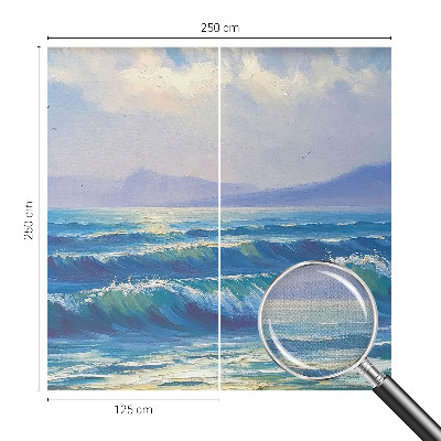 Fototapeta za otroško sobo z motivom morskih valov
