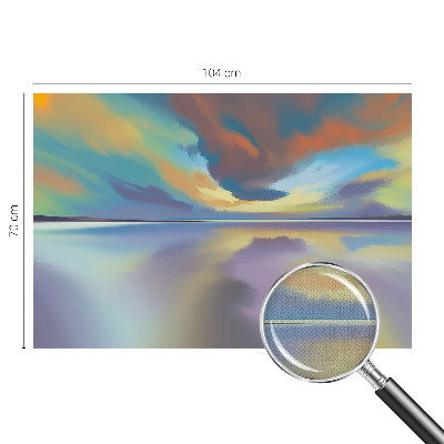 3D fototapeta Mavrični sončni zahod