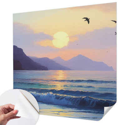 Otroška fototapeta z motivom morskega zahoda