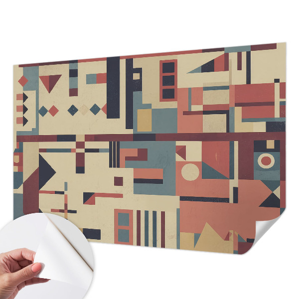 Samolepilna fototapeta za spalnico Abstraktna kompozicija