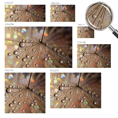 Samolepilna fototapeta Biserne kapljice