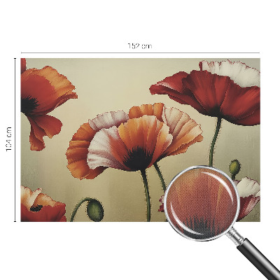 3D fototapeta z motivom veselih makov