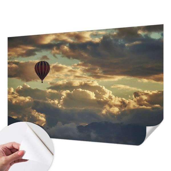 Otroška fototapeta z balonom v oblakih