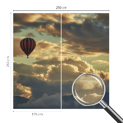 Otroška fototapeta z balonom v oblakih
