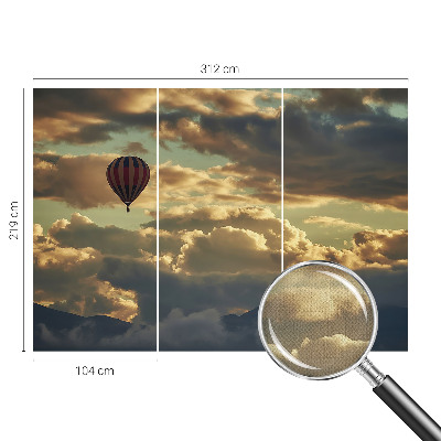 Otroška fototapeta z balonom v oblakih