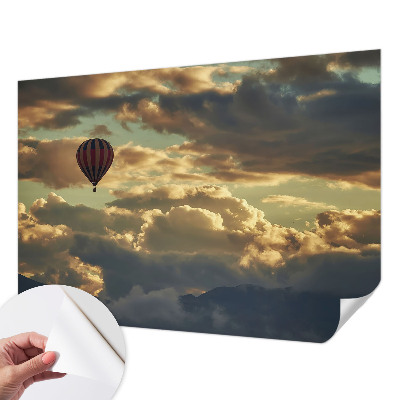 Otroška fototapeta z balonom v oblakih