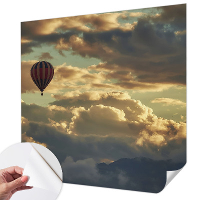 Otroška fototapeta z balonom v oblakih