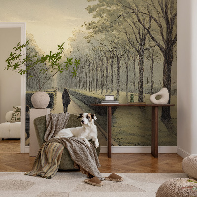 Samolepilna fototapeta za dnevno sobo Mir v parku