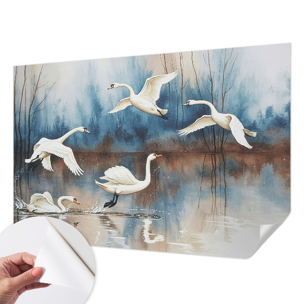 Samolepilna fototapeta za spalnico Ptice v letu