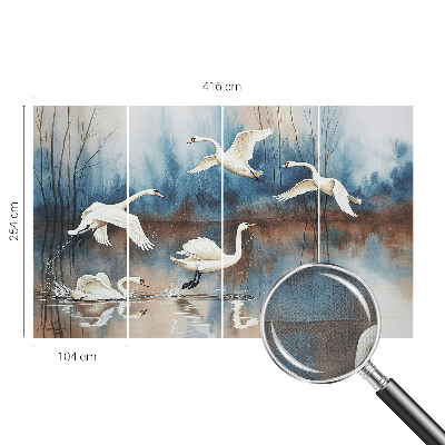 Samolepilna fototapeta za spalnico Ptice v letu