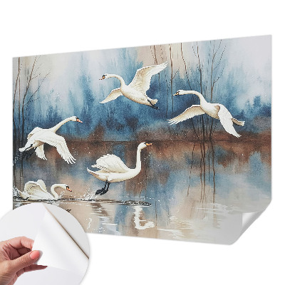 Samolepilna fototapeta za spalnico Ptice v letu