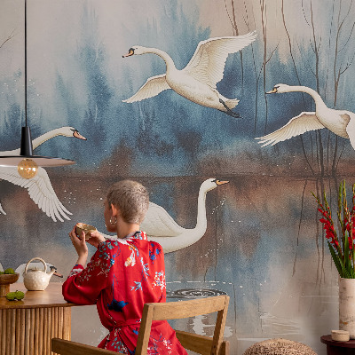 Samolepilna fototapeta za spalnico Ptice v letu