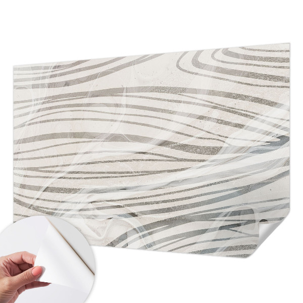 3D fototapeta z motivom valovitih črt