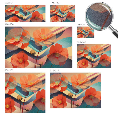 Otroška fototapeta Rože čutov