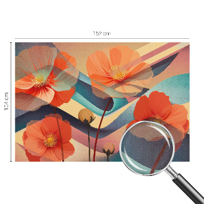 Otroška fototapeta Rože čutov