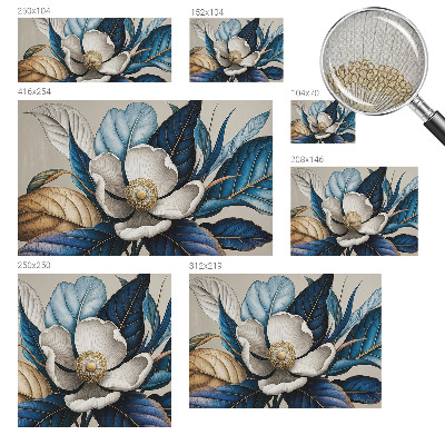 Samolepilna fototapeta za dnevno sobo Elegantna flora