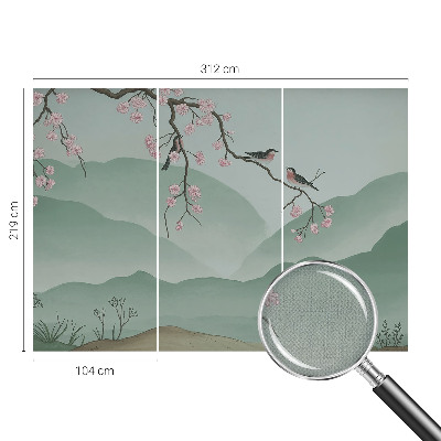 Samolepilna fototapeta z motivom japonske serenade