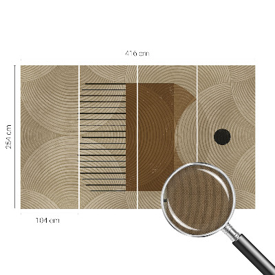 3D fototapeta z motivom geometrijske harmonije