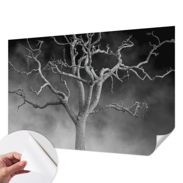 Samolepilna fototapeta z motivom meglenega drevesa