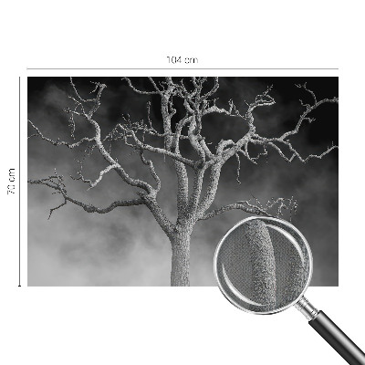 Samolepilna fototapeta z motivom meglenega drevesa
