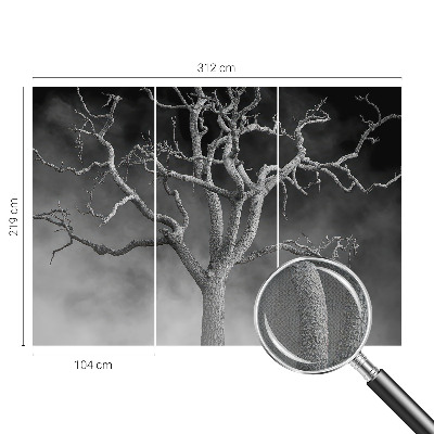 Samolepilna fototapeta z motivom meglenega drevesa