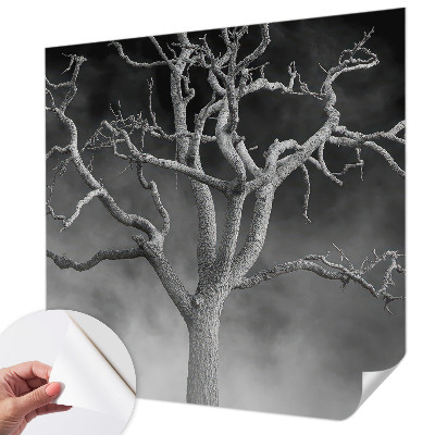 Samolepilna fototapeta z motivom meglenega drevesa