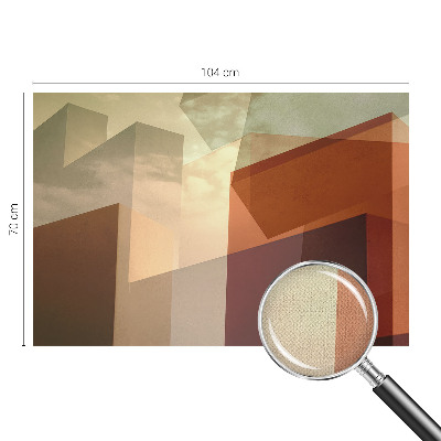 3D fototapeta z abstraktnimi oblikami