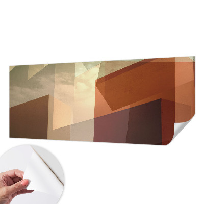 3D fototapeta z abstraktnimi oblikami