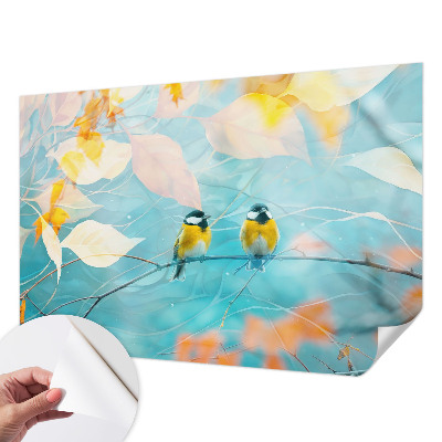 Fototapeta za otroško sobo Pomladne ptice