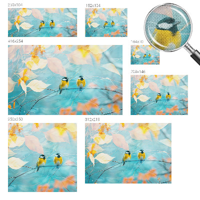 Fototapeta za otroško sobo Pomladne ptice