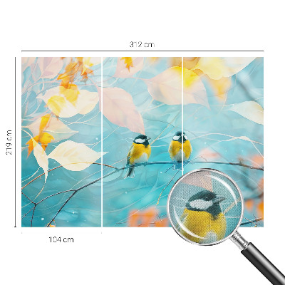 Fototapeta za otroško sobo Pomladne ptice