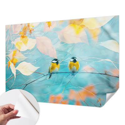 Fototapeta za otroško sobo Pomladne ptice