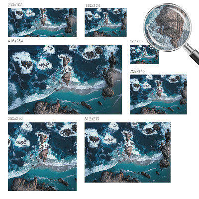 3D fototapeta z motivom oceanskih valov
