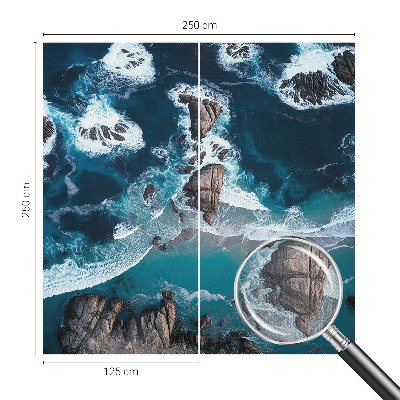 3D fototapeta z motivom oceanskih valov