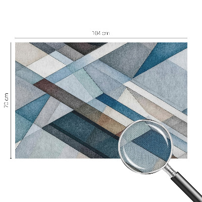 Samolepilna fototapeta za spalnico z motivom abstraktne geometrije