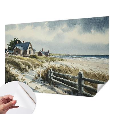 Samolepilna fototapeta za dnevno sobo Plažne sipine