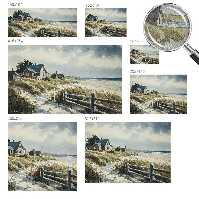 Samolepilna fototapeta za dnevno sobo Plažne sipine
