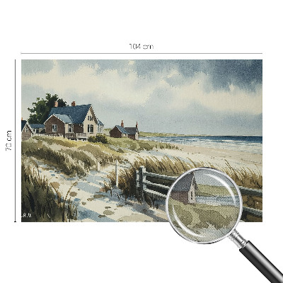 Samolepilna fototapeta za dnevno sobo Plažne sipine