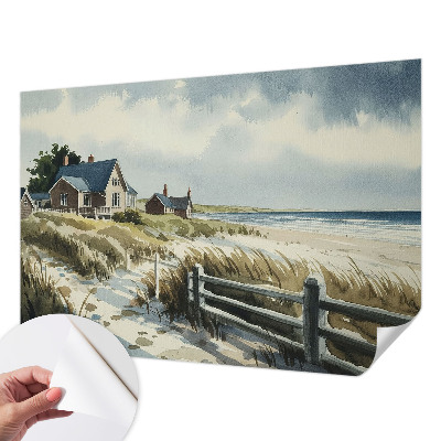 Samolepilna fototapeta za dnevno sobo Plažne sipine