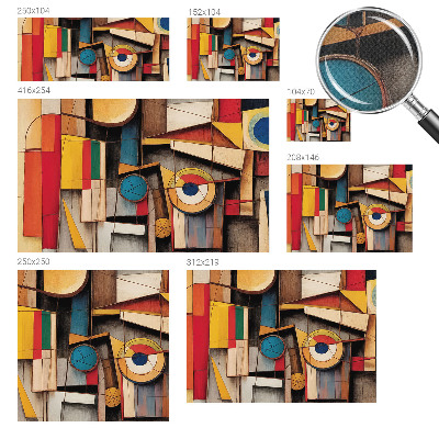 Samolepilna fototapeta za dnevno sobo Geometrijski vzorci