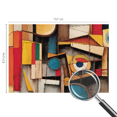 Samolepilna fototapeta za dnevno sobo Geometrijski vzorci