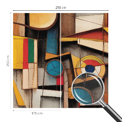 Samolepilna fototapeta za dnevno sobo Geometrijski vzorci
