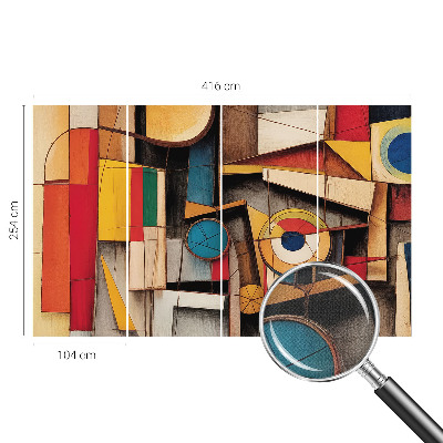 Samolepilna fototapeta za dnevno sobo Geometrijski vzorci