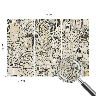 Samolepilna fototapeta Geometrijska abstrakcija