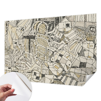 Samolepilna fototapeta Geometrijska abstrakcija