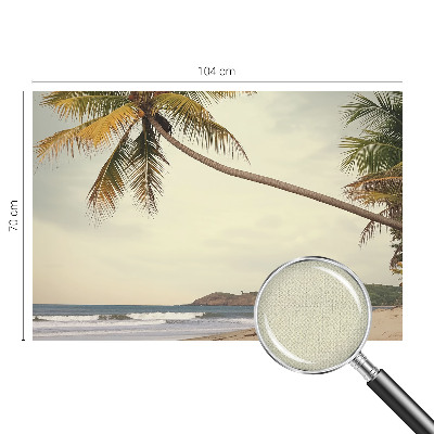 Samolepilna fototapeta za dnevno sobo Tropska pokrajina